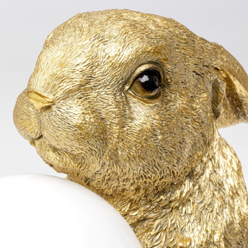 Tafellamp zittend konijn goud Kare Design