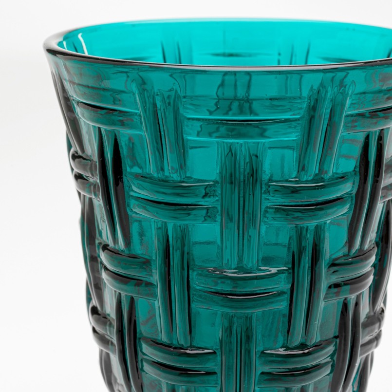 Wijinglazen Tissue blauw (6/set) Kare Design