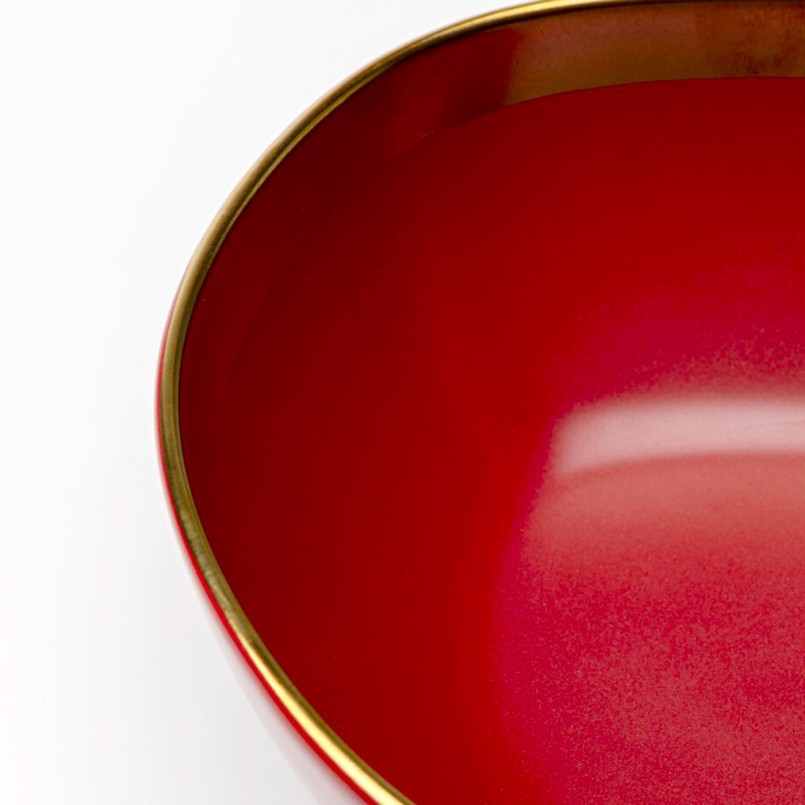 Bowl Vibrations Ø18cm red (4/set) Kare Design