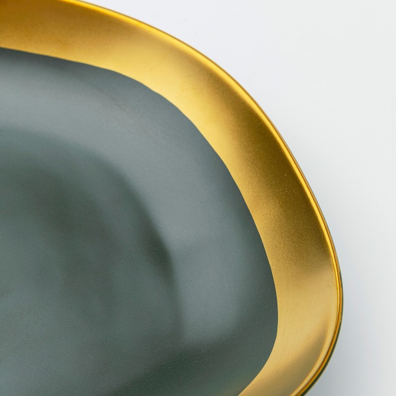 Groene en gouden schaal - Trillingen - Kare Design