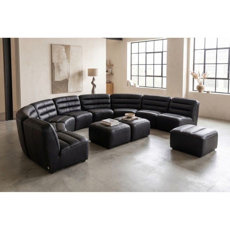 Sofa Element Modi Curl black Kare Design