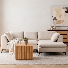 Corner Sofa Jimmy cream right Kare Design