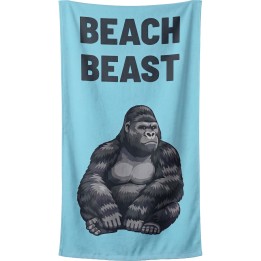 Strandhanddoek Beach Beast 90x170cm (2/Set) Kare Design