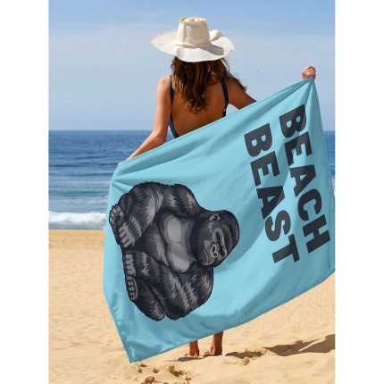 Beach Towel Beach Beast 90x170 cm (2/Set) Kare Design