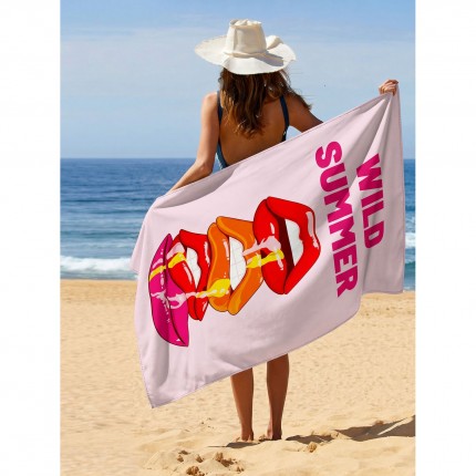 Beach Towel Wild Summer 90x170cm (2/Set) Kare Design
