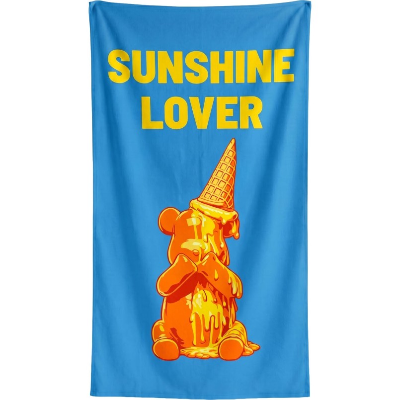 Strandhanddoek Sunshine Lover 90x170cm (2/Set) Kare Design
