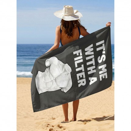 Strandhanddoek It's Me 90x170cm (2/Set) Kare Design