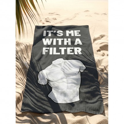 Beach Towel It's Me 90x170cm (2/Set) Kare Design