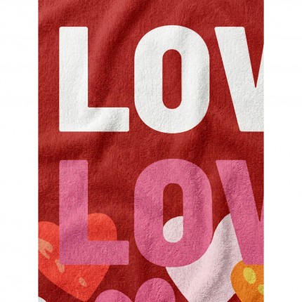 Strandhanddoek Love 90x170cm (2/Set) Kare Design