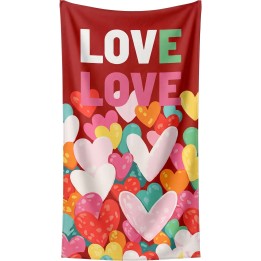 Strandhanddoek Love 90x170cm (2/Set) Kare Design