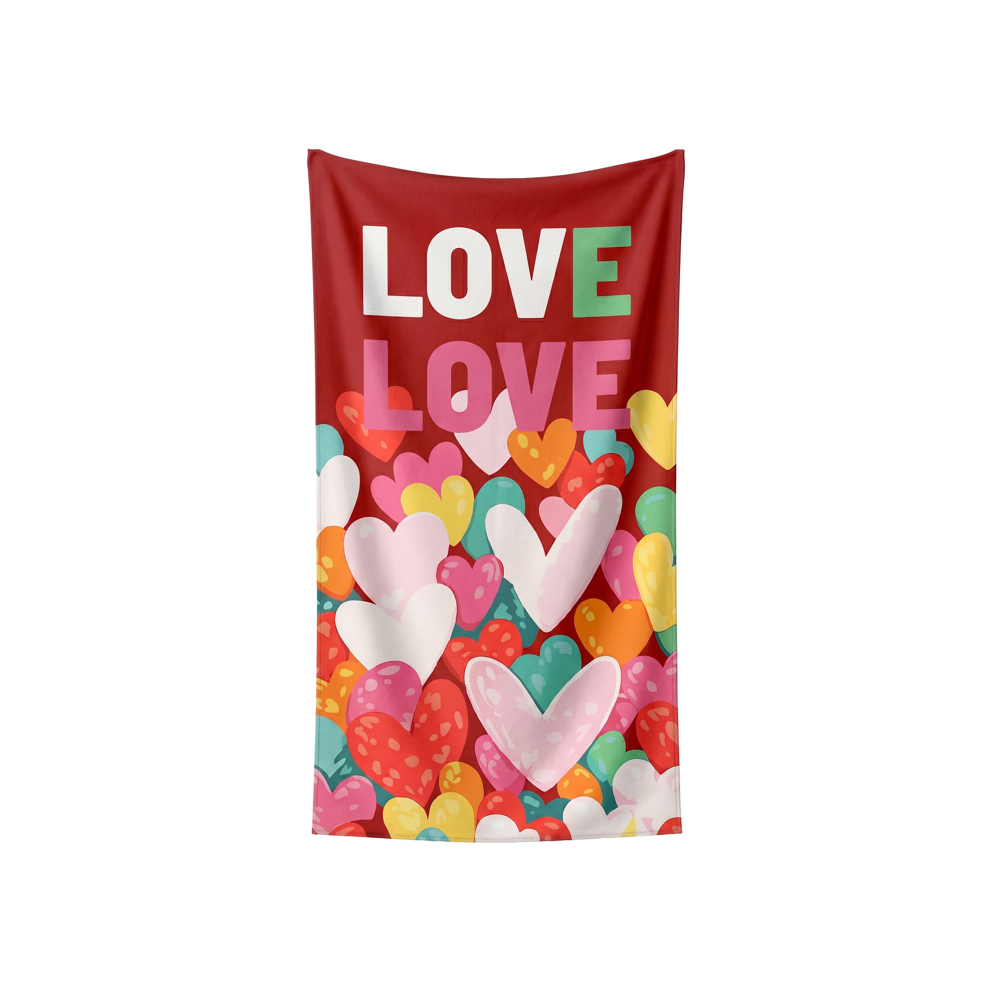 Strandhanddoek Love 90x170cm (2/Set) Kare Design