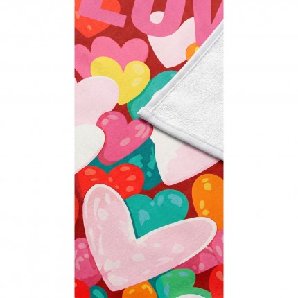Beach Towel Love 90x170cm (2/Set) Kare Design