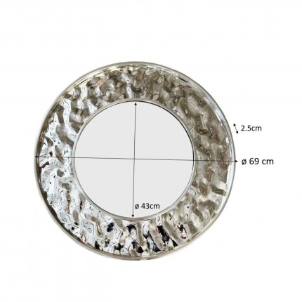 Wall Mirror Carino Ø69cm Kare Design