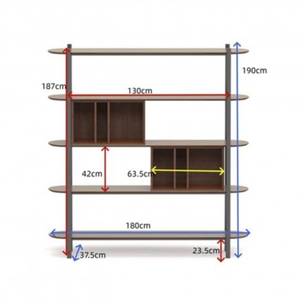 Shelf Tango 190x180cm Kare Design