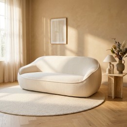 Carpet Boucara Ø250cm cream Kare Design