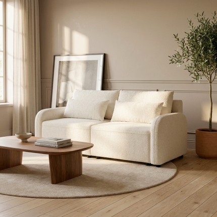 Vloerkleed Boucara Ø250cm creme Kare Design