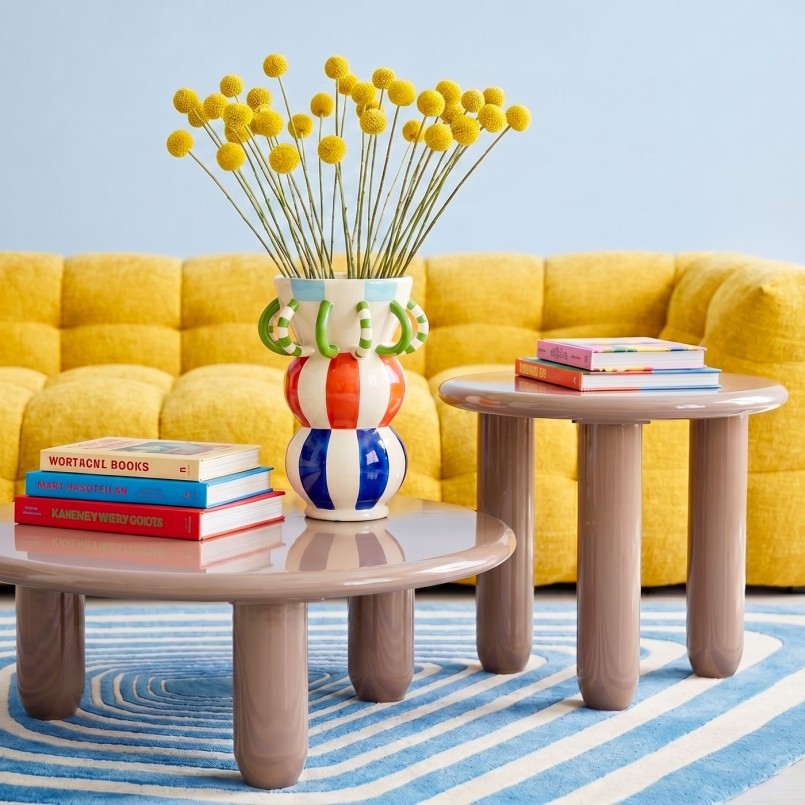 Yellow fabric sofa - Salamanca - Kare Design