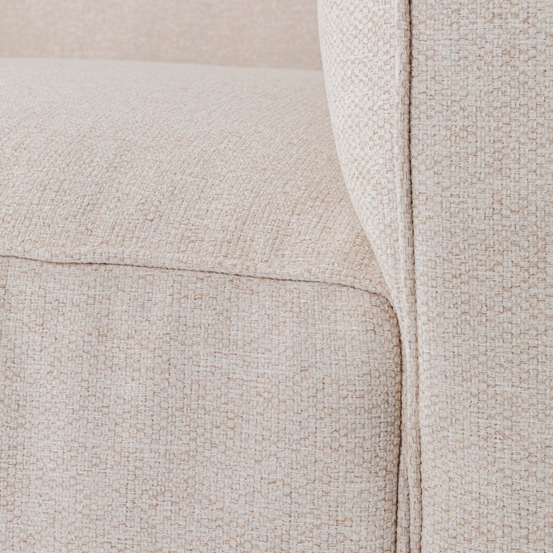 3-zits bank in creme stof - Cubetto - Kare Design
