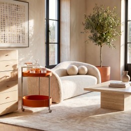 Dienbladtafel Tango rond Kare Design