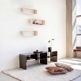 Wall Shelf Lounge 58cm creme Kare Design