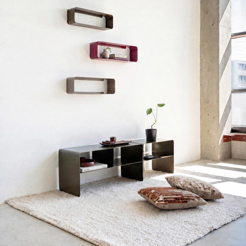 TV-meubel Lounge 90x37cm brons Kare Design