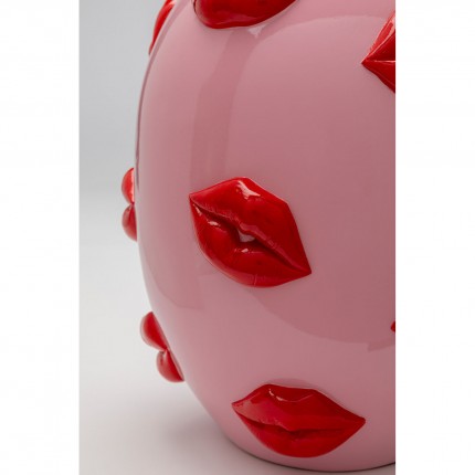 Vase pink mouths red 31cm Kare Design
