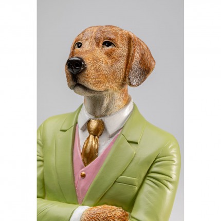 Deco dog gentleman 51cm Kare Design