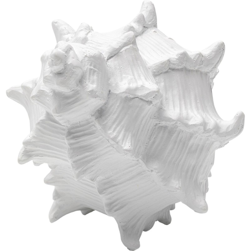 Woonaccessoires schelp wit 19cm Kare Design