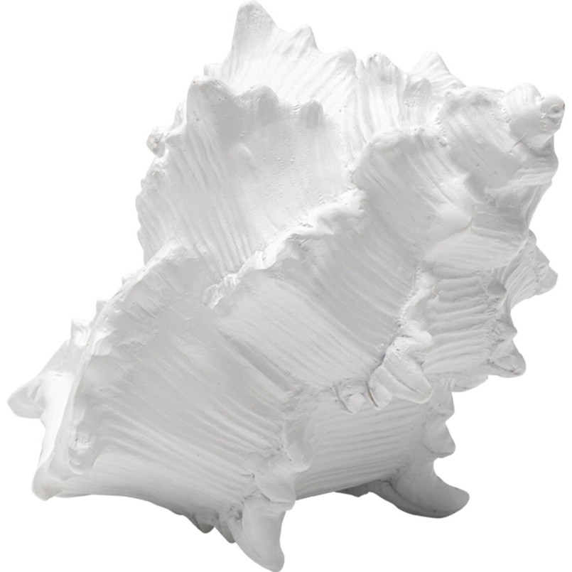 Woonaccessoires schelp wit 19cm Kare Design