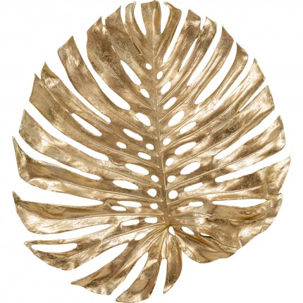 Wall Decoration Monstera leaf gold 62cm Kare Design