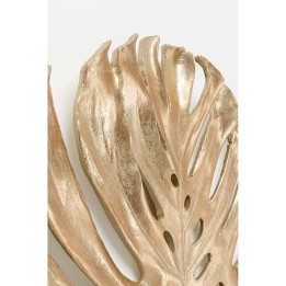 Wanddecoratie Monstera blad goud 62cm Kare Design