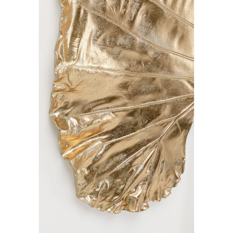 Wall Decoration XL Alocasia leaf gold 140cm Kare Design