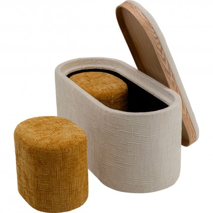 Storage bench and 2 stools Acapella Kare Design