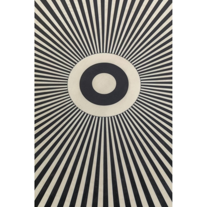 Contemporary black and white coffee table - Electra - Kare Design