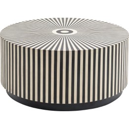 Contemporary black and white coffee table - Electra - Kare Design