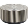 Contemporary black and white coffee table - Electra - Kare Design