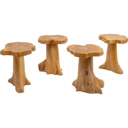 Side Table Tree Trunk Kare Design
