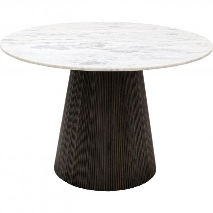 Set tafel en 4 stoelen Francisco Glenn grijs Kare Design