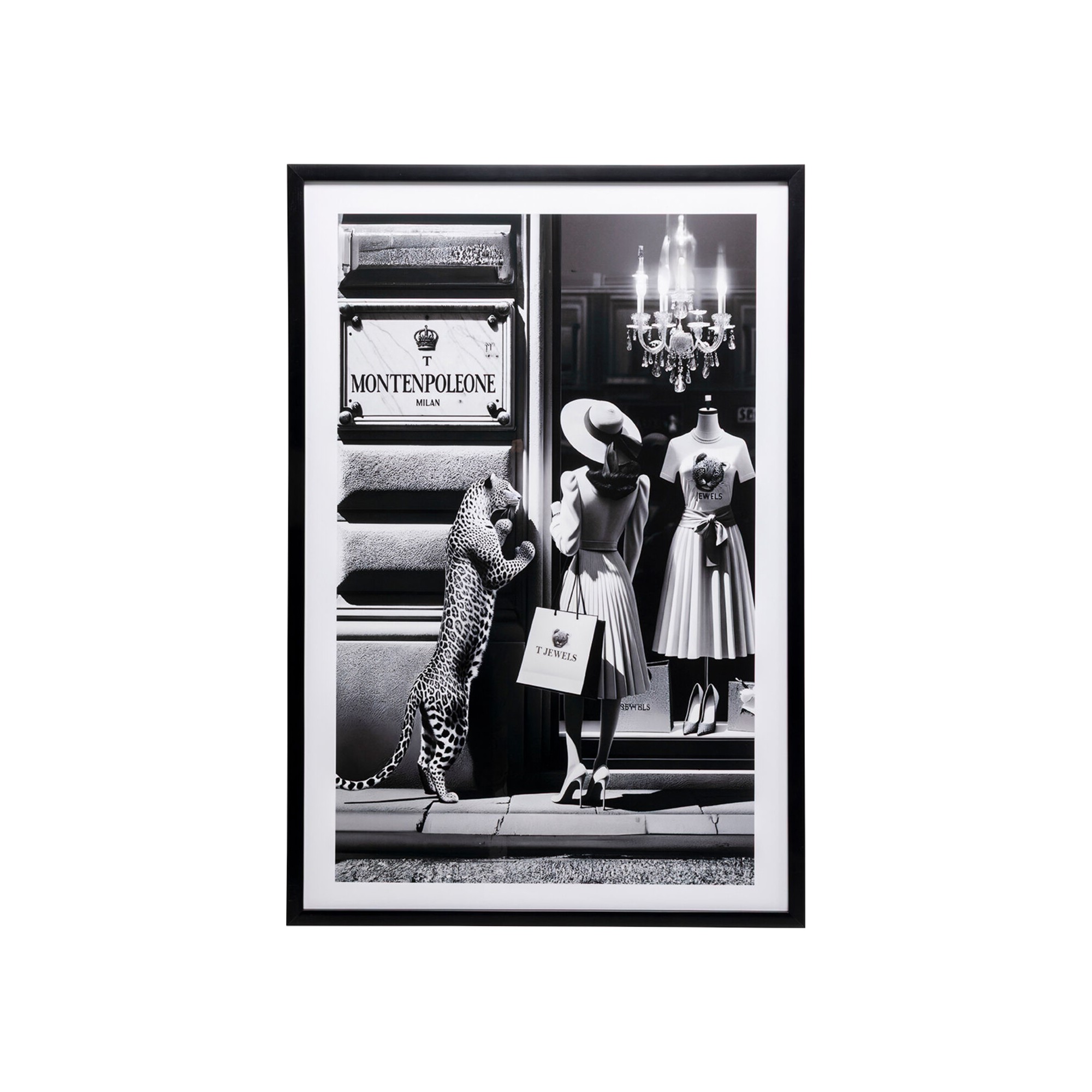 Framed Picture Window Shopping 80x120cm Kare Design