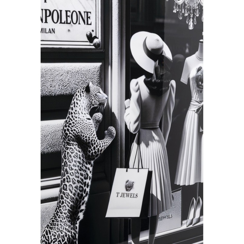 Framed Picture Window Shopping 80x120cm Kare Design