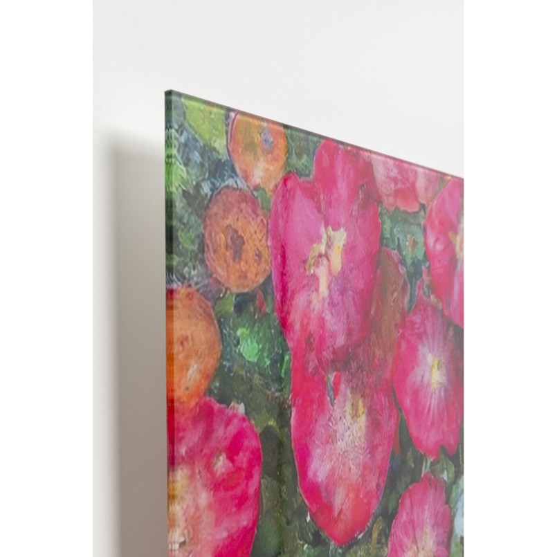 Wandfoto Art Nouveau bloemen 120x120cm Kare Design
