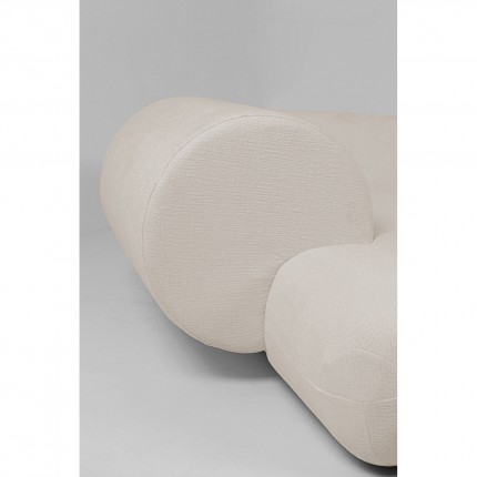 Corner Sofa Soft beige left Kare Design