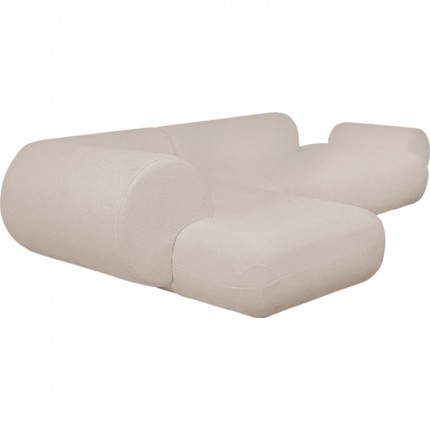 Hoekbank Soft beige links Kare Design