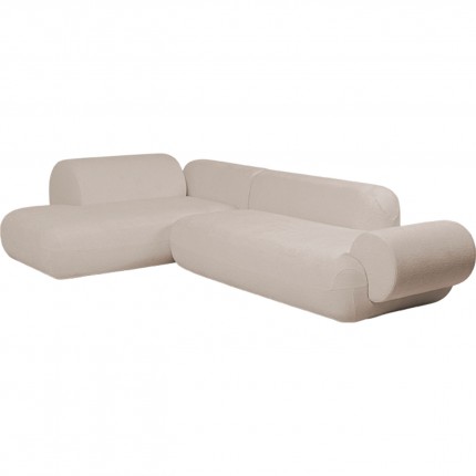 Hoekbank Soft beige links Kare Design