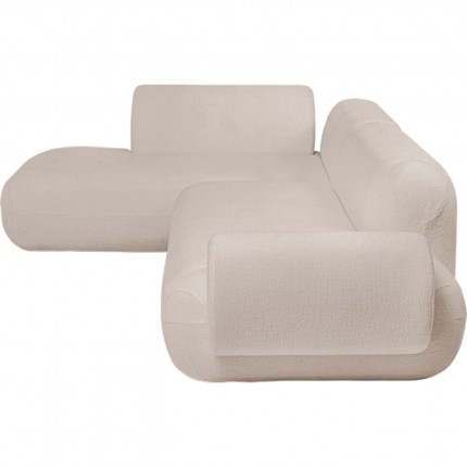 Hoekbank Soft beige links Kare Design