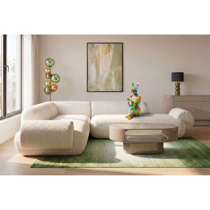 Corner Sofa Soft beige left Kare Design