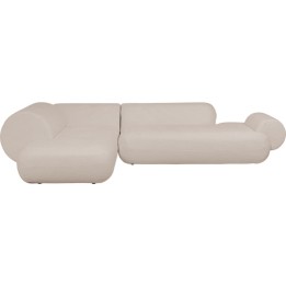 Hoekbank Soft beige links Kare Design