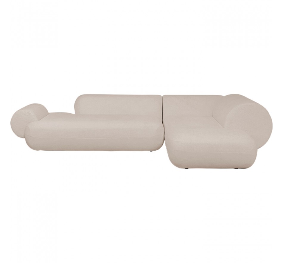Hoekbank Soft beige rechts Kare Design