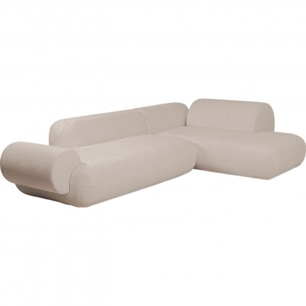Hoekbank Soft beige rechts Kare Design