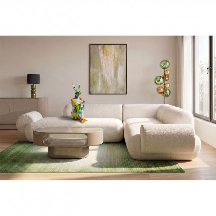 Corner Sofa Soft beige right Kare Design